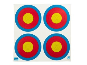 Tarcza papierowa 4x30 cm JVD FITA WA 64x64 cm 6 pierścieni