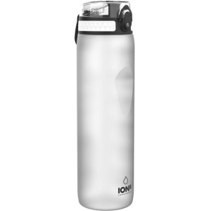 Butelka bidon na wodę ION8 1000 ml Ice Motivator bezbarwna z pomiarką czasową