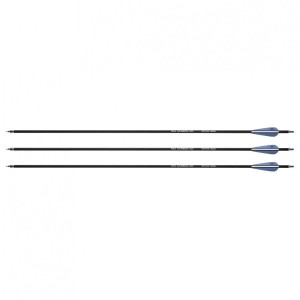 Strzała NXG z włókna węglowego 30", 550 spine, grot tarczowy ostry, 3 szt.