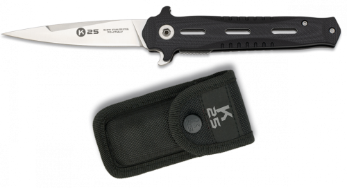 Nóż K25 Tactical Black G10 / CNC, Satin Finish (18711)-1 35255