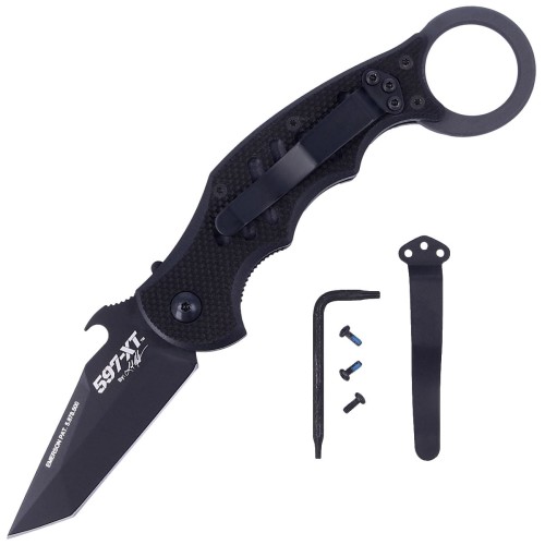 Nóż FOX The Dart Karambit by Doug Marcaida G10 Black, Black N690 (FX-597 XT)-1 35286