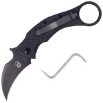 Nóż FOX Karambit Black Bird by Bastinelli Carbon Fiber / Gray Titanium PVD Elmax (FX-591 TiCB)