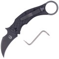 Nóż FOX Karambit Black Bird by Bastinelli Carbon Fiber/Bronze Ti, PVD Elmax (FX-591 TiCBR)-1 35288
