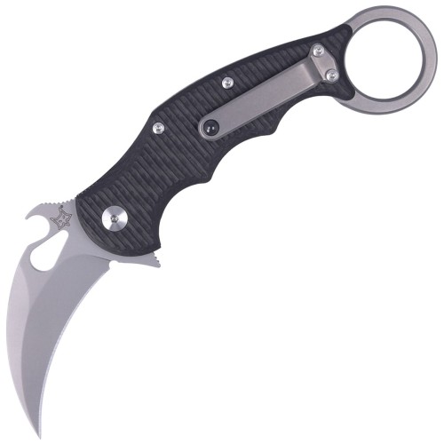 Nóż FOX Karambit Titanium  / Carbon Fiber, Bead Blasted ELMAX (FX-599TiCS)-1 35289