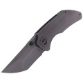 NOZ-WE-KNIFE-THUG-GRAY-TI-GRAY-HAND-RUBBED-BLADE-BY -CHRISTENSEN-2103B-7.jpg