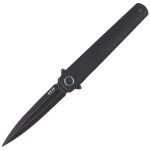 Nóż MKM Flame Dagger Dark Stonewashed Titanium, Black Stonewashed by Zieba (MK FL02-TDSW)