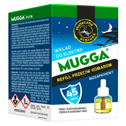 Wkład do elektrofumigatora Mugga 45 nocy 35ml-1 35479