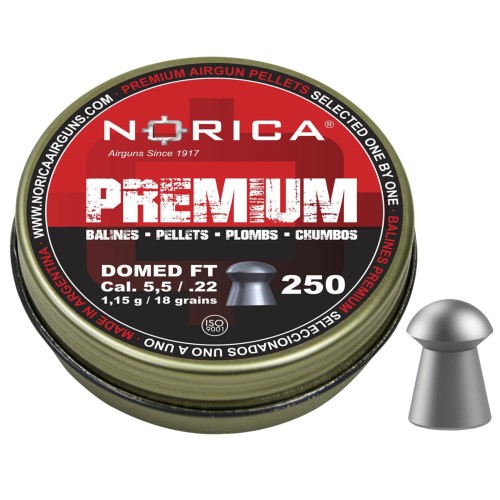 Śrut Norica Domed Premium FT 5,5 mm 250 szt.-1 35495