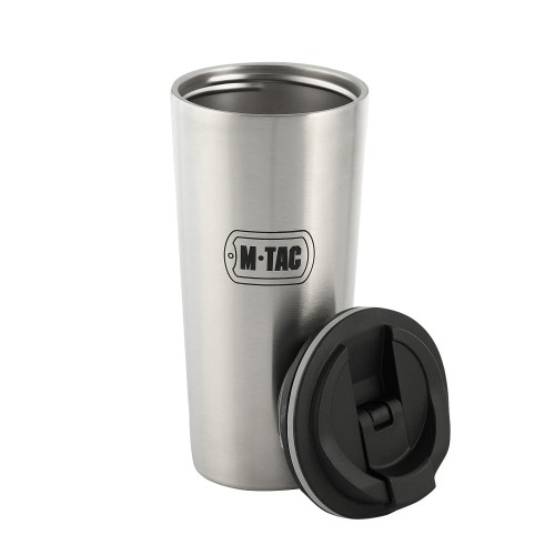 Kubek Termiczny M-Tac z zaworem 450 ml stal nierdzewna-1 35518
