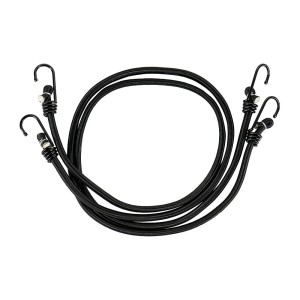 Sznur M-Tac Elastyczny Z Haczykami Black (2 szt.)