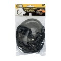 Sznur M-Tac Elastyczny Z Haczykami Black (2 szt.)-2 35538