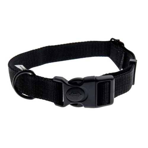 Obroża z taśmy 4wild.eu 20 mm 25-35 cm czarna-1 35739