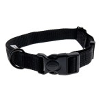 Obroża z taśmy 4wild.eu 25 mm 37-57 cm czarna