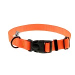 Obroża z taśmy 4wild.eu 25 mm 37-57 cm neonowa pomarańcza