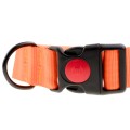 Obroża z taśmy 4wild.eu 40 mm 39-61 cm neonowa pomarańcza-2 35743