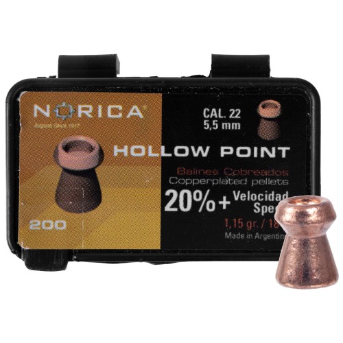 Śrut Norica Hollow Point 5,5 mm 200 szt.-1 35842