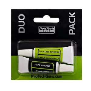 Dwupak Pro Tech Guns smar silikonowy + smar PTFE  2 x 3,5 g