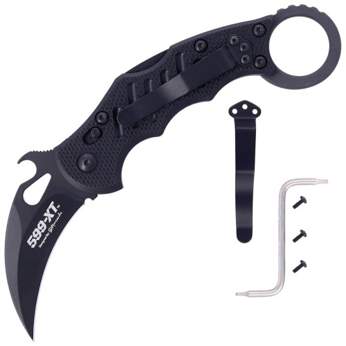 Nóż FOX Folding Karambit Emerson Opener G10 Black (FX-599 XT)-1 35947