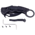 Nóż FOX Folding Karambit Emerson Opener G10 Black (FX-599 XT)-7 35947