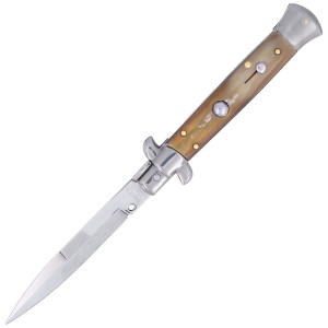 Nóż sprężynowy Frank Beltrame Bayonet Honey Horn 23cm (FB 23/48B) sycylijka nóż mafijny mafia