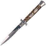 Nóż sprężynowy Frank Beltrame Bayonet Ram Horn 23cm FB 23/10B poroże jelenia