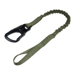 Cetacea Tactical - Lonża taktyczna Operator Retention Lanyard - 74 - 100 cm / 39,5'' - Olive Drab - TA-ORLLOOP