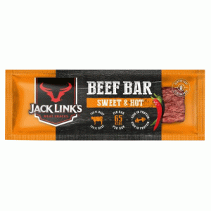 Wołowina suszona Jack Link's Beef Bar słodko-ostra 22,5 g 3-pak