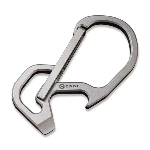 Karabińczyk CIVIVI Click Carabiner Keychain Multi-Tool, Gray Titanium (CA-01A)-1 36591