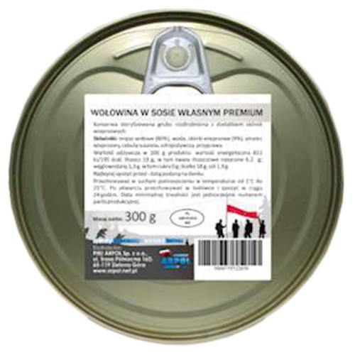 Wołowina Arpol w sosie własnym Premium 300 g-1 36692