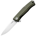 Nóż EDC Składany LionSteel Myto Green Aluminium Stonewashed
