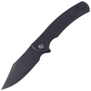 Nóż EDC Składany Civivi Sinisys Black Coarse G10 Black Stonewashed