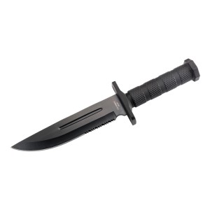 Nóż Survivalowy Herbertz Solingen Bowie Black Coated