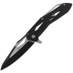 Nóż EDC Składany Herbertz Solingen Black Stainless Satin/Black