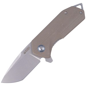 Nóż EDC Składany Kubey Knife Campe Tan G10 Sandblast D2 (KU203C)
