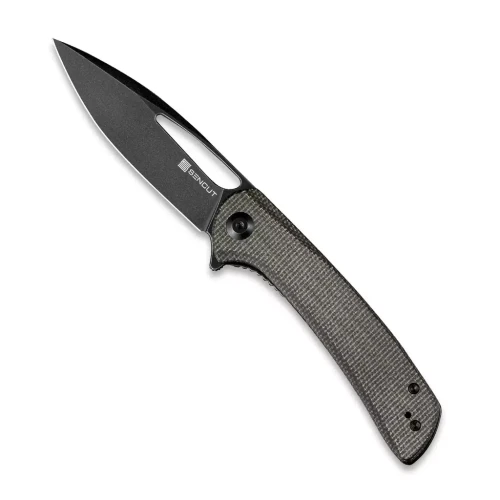 Noz-EDC-Skladany-Sencut-Honoris-Dark-Green-Micarta-Black-Stonewashed-9Cr18MoV.webp