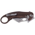 Noz-LionSteel-L-E-One-Karambit-Brown-Aluminium-Stone-Washed-MagnaCut-by-Emerson-Design-2.jpg