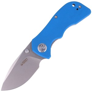 Nóż EDC Składany Kubey Knife Karaji, Blue G10, Satin D2 (KU180G)