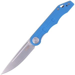 Nóż EDC Kubey Knife Mizo, Blue G10, Satin 14C28N by Tiguass (KU2101B)