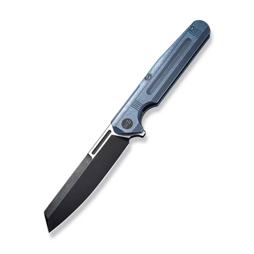 Noz-WE-Knife-Reiver-LE-No-260-Blue-Titanium-Silver-Bead-CPM-S35VN.webp