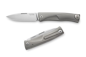 Nóż LionSteel Thrill Grey Titanium, Satin M390 by Molletta (TL GY)