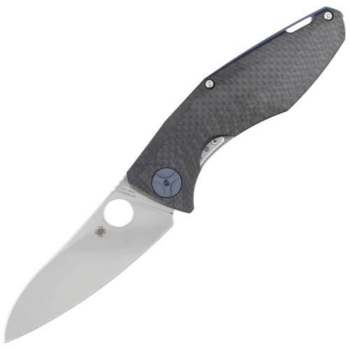 Noz-Spyderco-Drunken-Carbon-Fiber-Titanium-Satin-CPM-S90V-Plain-by-Dmitry-Sinkevich-C235CFTIP.jpg