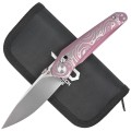 Nóż Bestech Mothus Purple Titanium, Satin by Hand M390 by Kombou (BT2206E)-2 39517