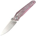 Nóż Bestech Mothus Purple Titanium, Satin M390 by Kombou (BT2206D)-1 39518