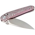 Nóż Bestech Mothus Purple Titanium, Satin M390 by Kombou (BT2206D)-5 39518