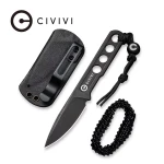 Nóż Civivi Circulus Naked Stainless Steel, Black Stonewashed 10Cr15CoMoV by Ostap Hel (C22012-1)