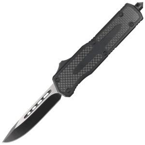 Nóż automatyczny Dulotec OTF Carbon Fiber, Two-Tone Finish (K185A)