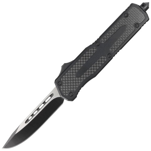 Nóż automatyczny Dulotec OTF Carbon Fiber, Two-Tone Finish (K185A)-1 39620