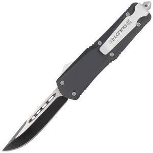 Nóż automatyczny Dulotec OTF Black Aluminium, Two-Tone Finish (K180A)