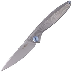 Nóż Kubey Pike Gray Titanium, Sand Blasted CPM 20CV by Parsons Bladeworks (KB2103A)