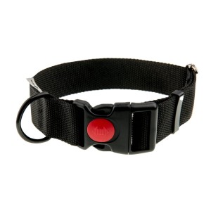 Obroża z taśmy 4wild.eu 40 mm 39-61 cm czarna